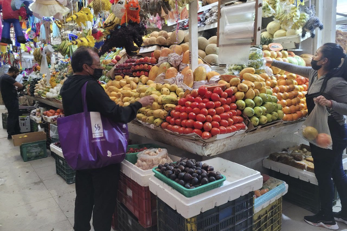 Verduras y frutas en Querétaro... en el subibaja