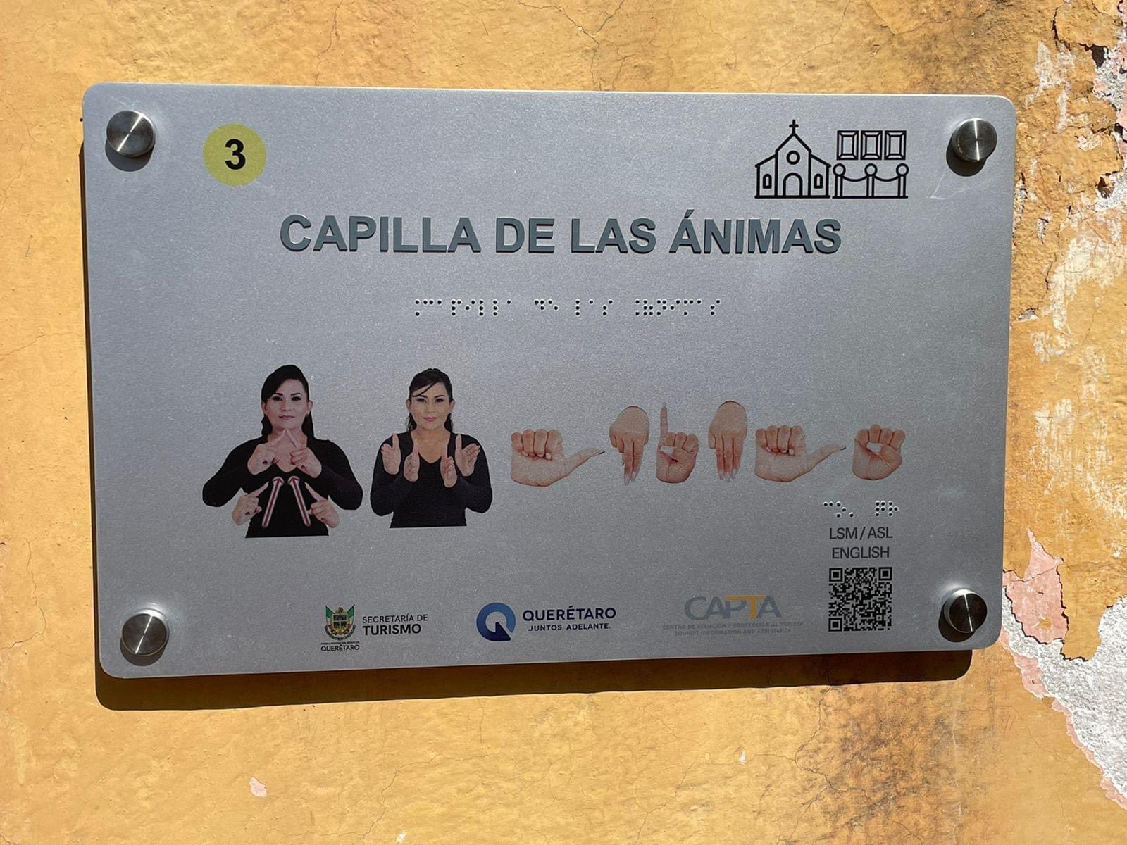 Sitios turísticos de Querétaro ya tienen información en lengua de señas 