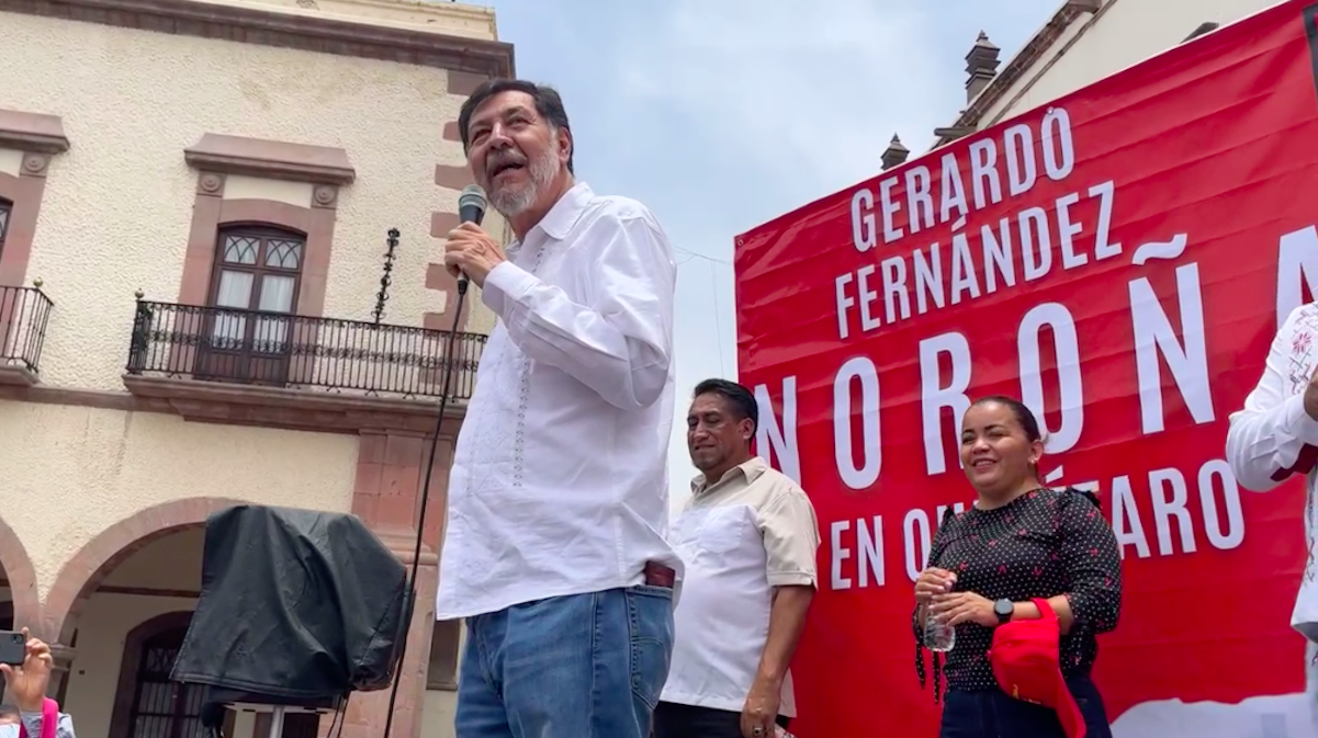 Gerardo Fernández Noroña visita Querétaro para oponerse a la Ley de Aguas 