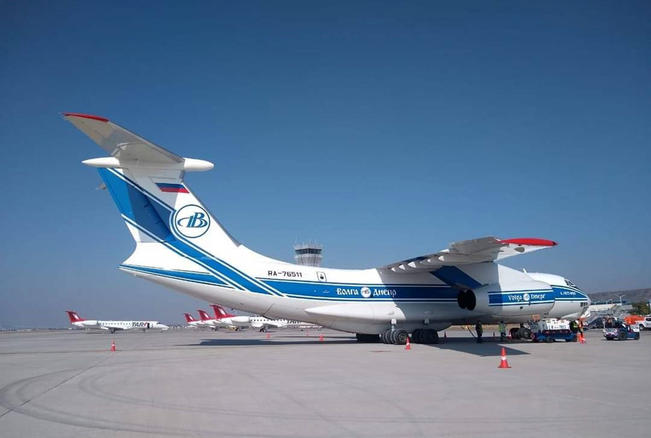 Aeropuerto de Querétaro recibe avión ruso de gran tonelaje  
