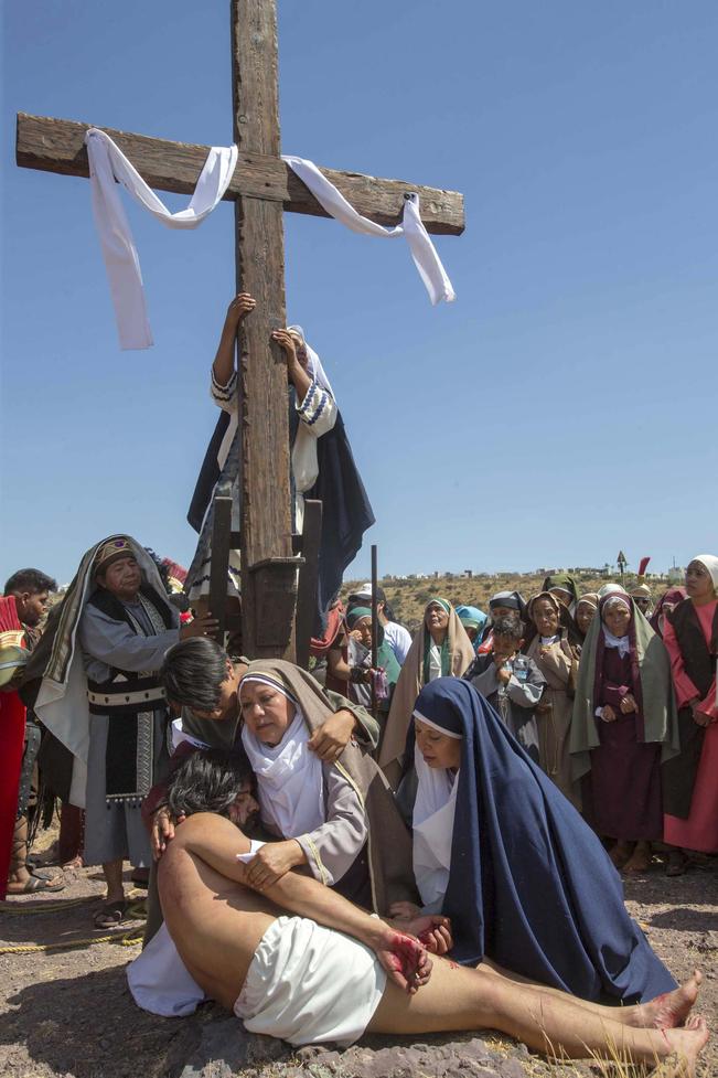 Reviven en La Cañada a La Pasión de Cristo 