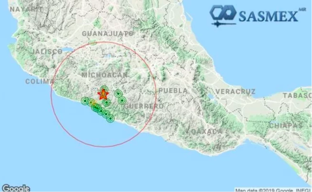Difunden en redes videos de c&oacute;mo se sinti&oacute; el sismo registrado en Huetamo, Michoac&aacute;n