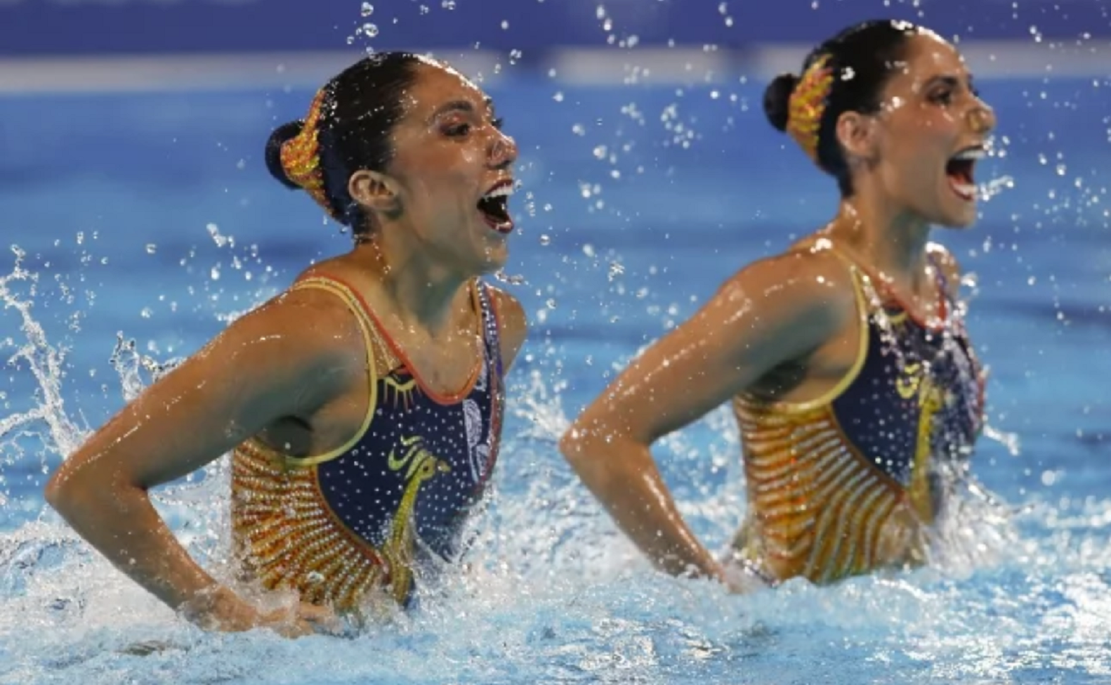 Dueto mexicano de nado art&iacute;stico gana en Panamericanos