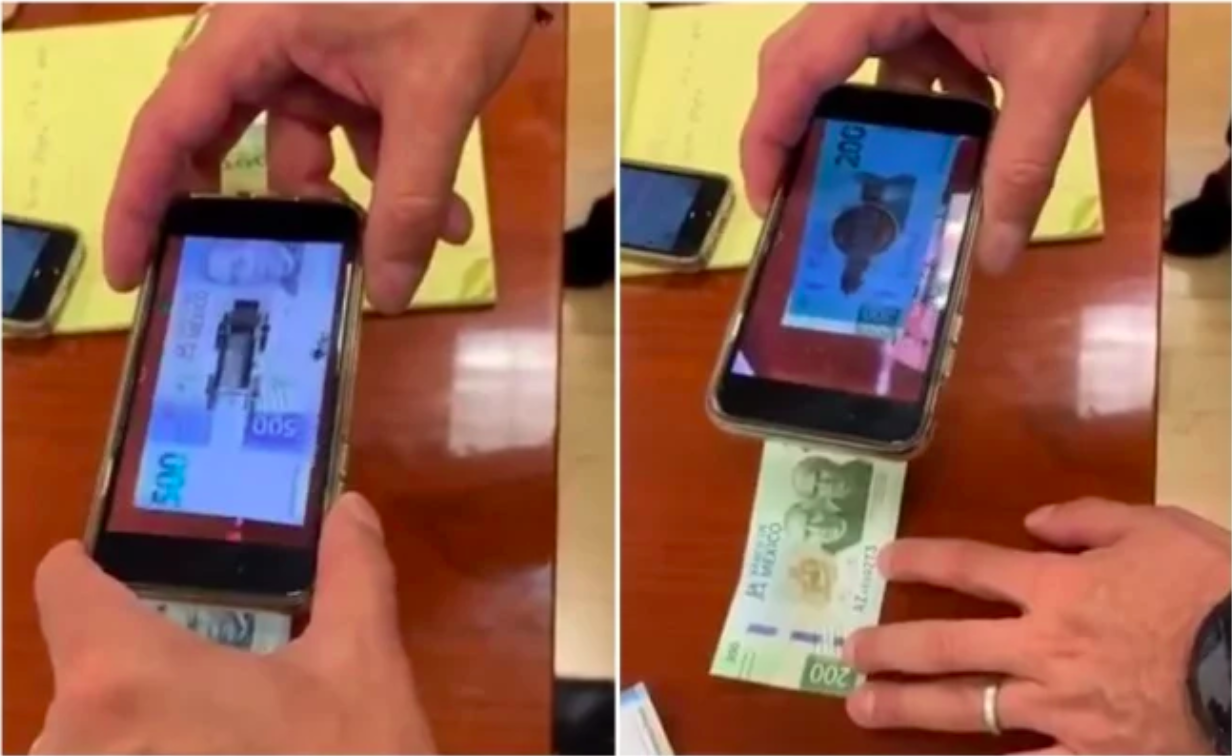 As&iacute; funciona la realidad aumentada en los nuevos billetes de 200 y 500 pesos