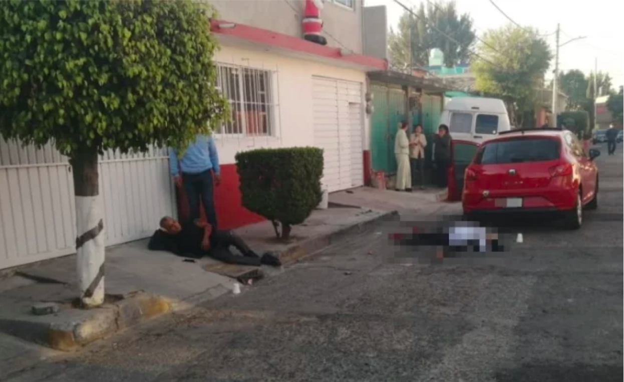 Sujeto intenta robar auto a polic&iacute;a y termina muerto a balazos en Ecatepec
