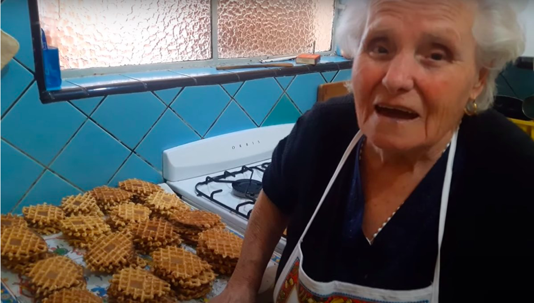 Abuelita italiana abre su canal de recetas a los 88 a&ntilde;os