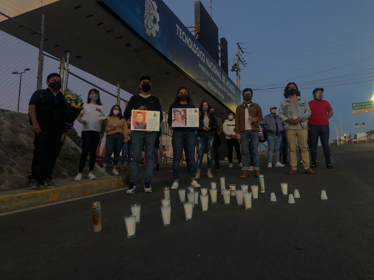 Exigen justicia para estudiantes del Tecnol&oacute;gico de Quer&eacute;taro asesinados en Guanajuato