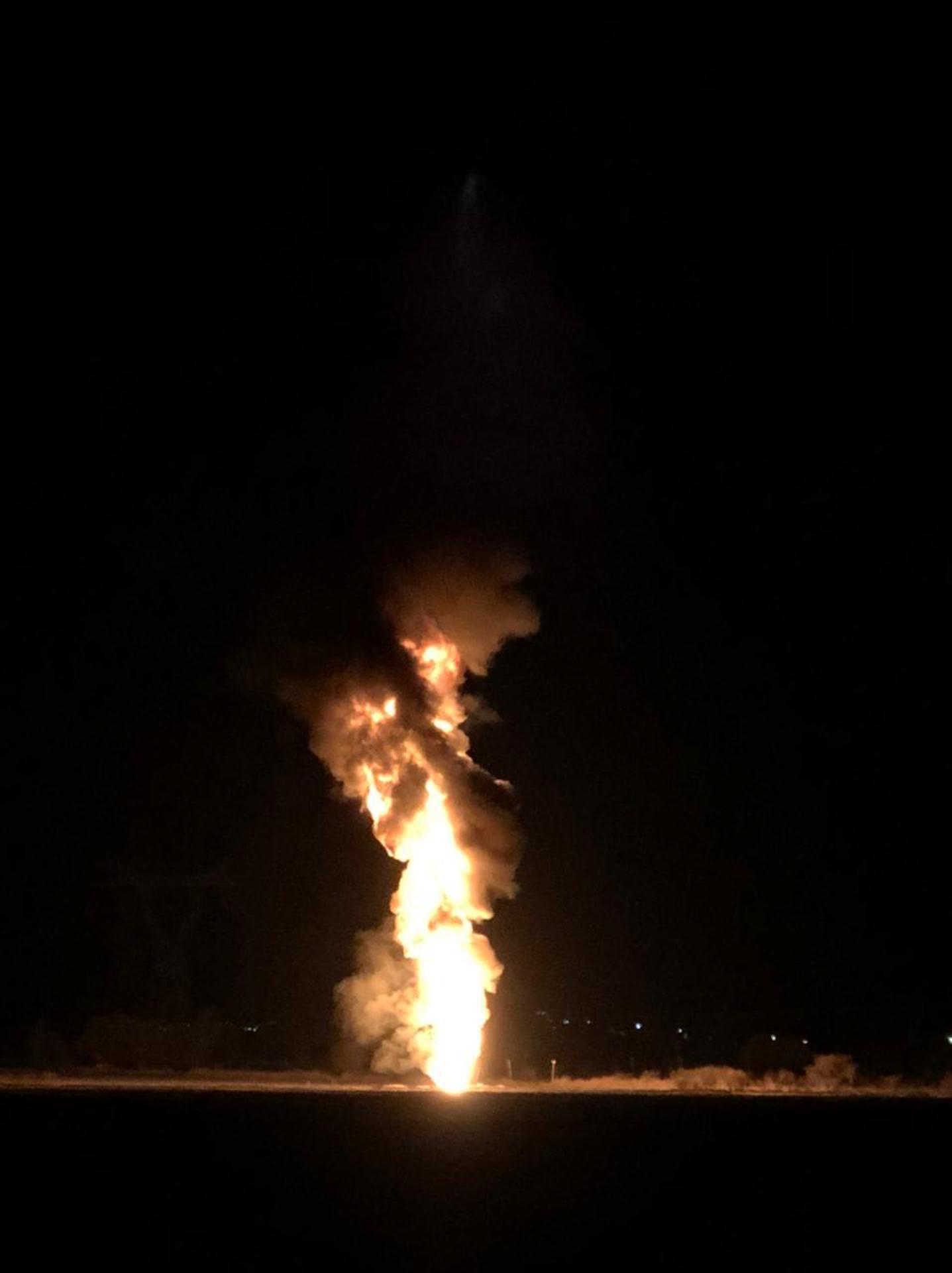 Un ducto de Pemex se incendia en las inmediaciones de  la autopista M&eacute;xico &ndash; Quer&eacute;taro