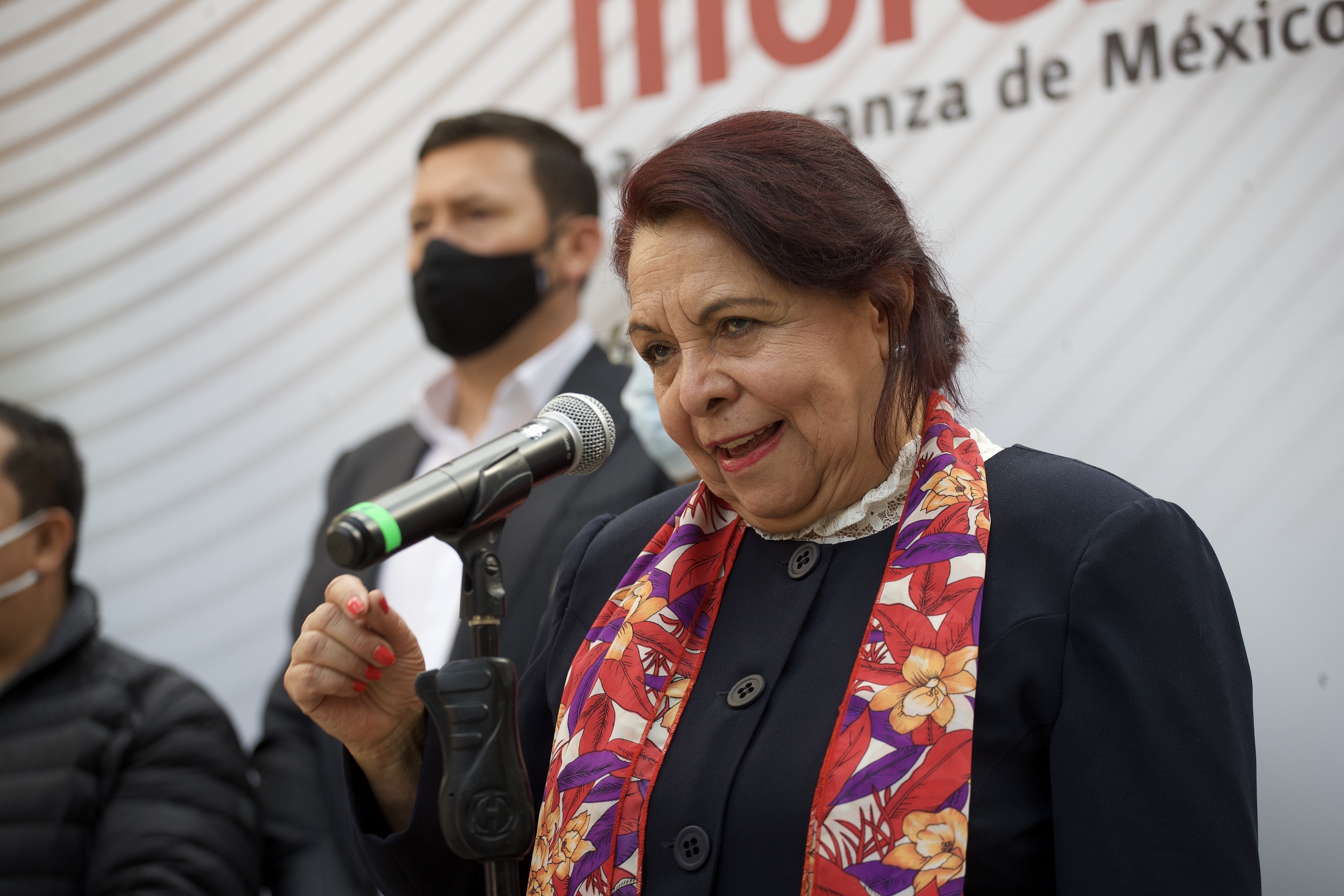 Candidata de Morena a la gubernatura, Celia Maya, mantiene silencio ante caso de F&eacute;lix Salgado