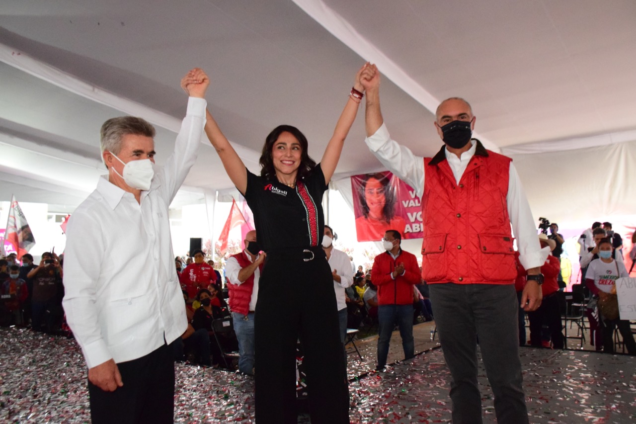 Mar&iacute;a Alem&aacute;n y Abigail Arredondo, candidatas del PRI, llaman a votar por el cambio