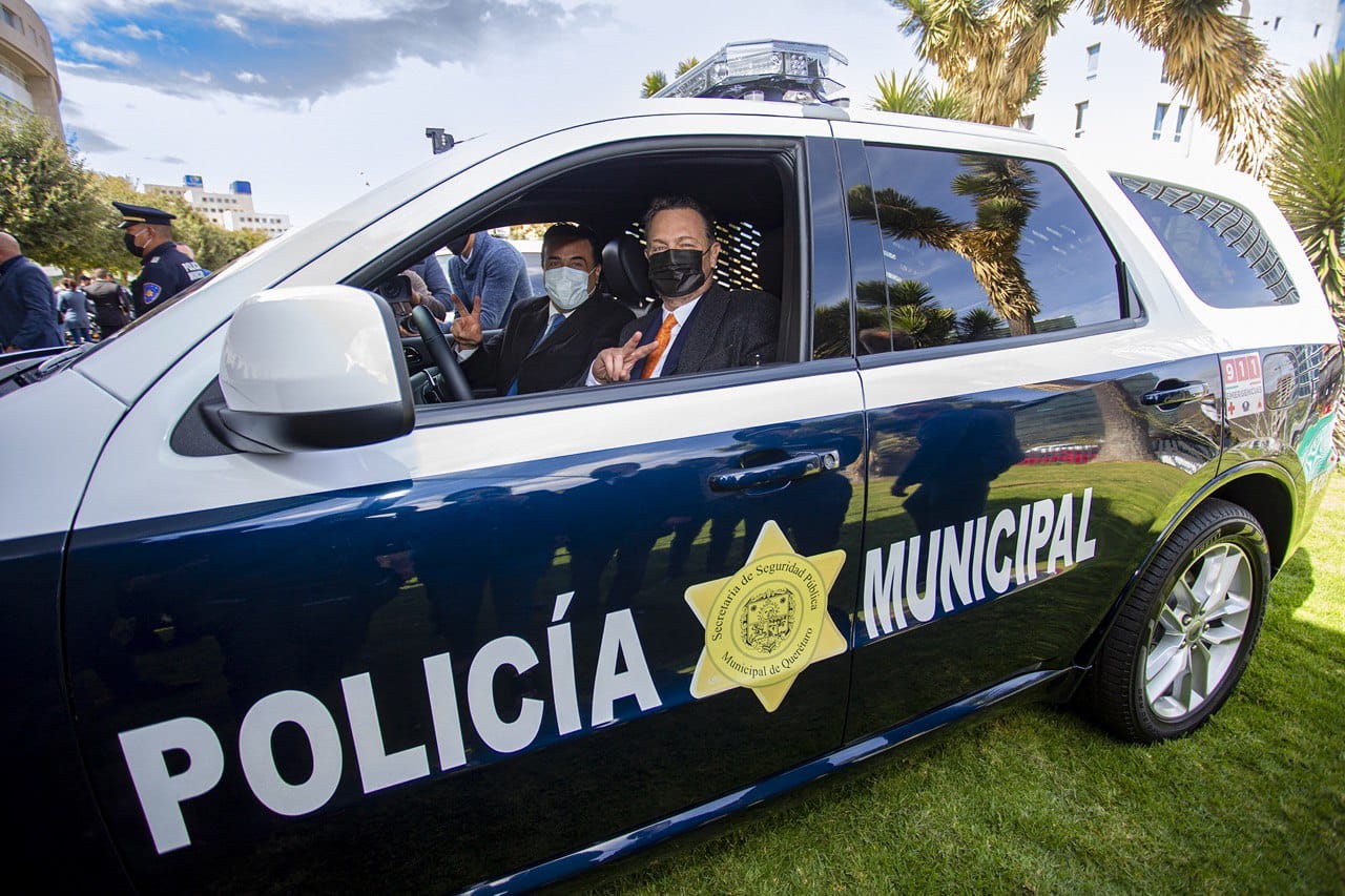 Polic&iacute;a del municipio de Quer&eacute;taro estrena patrullas y equipo de seguridad