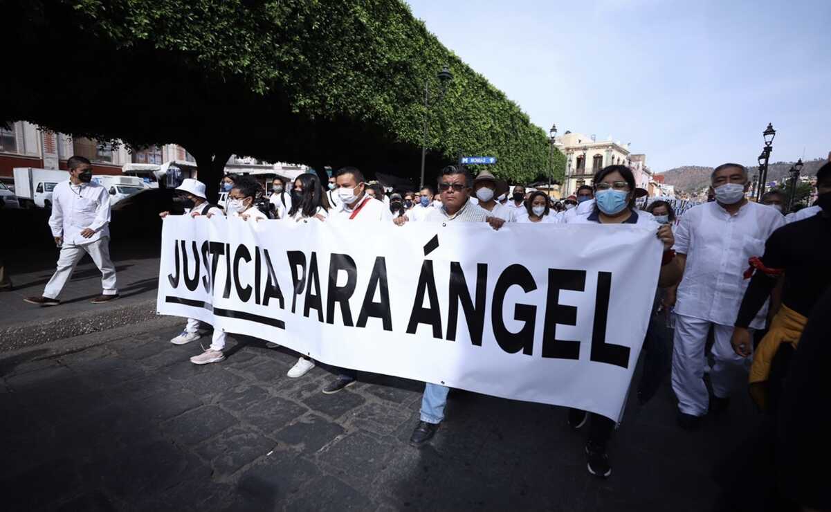 Marchan miles de estudiantes en Guanajuato por el asesinato de &Aacute;ngel Yael