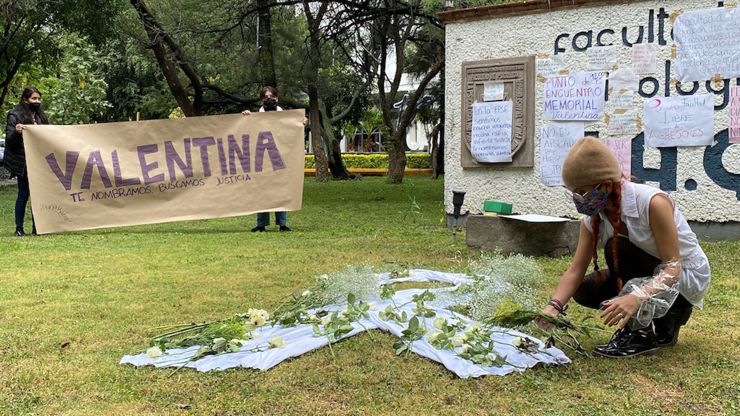 Estudiantes alzan la voz contra el feminicidio; piden justicia para Valentina
