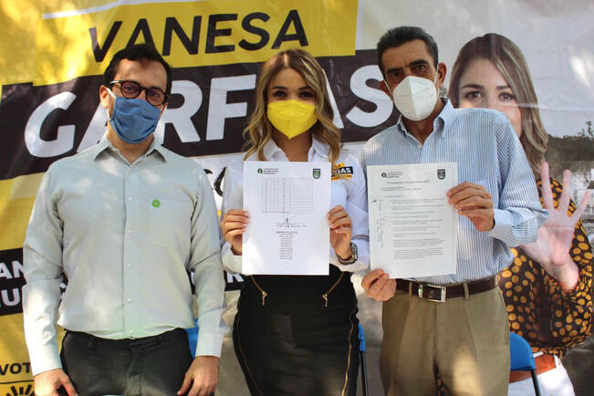 Vanesa Garfias firma agenda ecol&oacute;gica