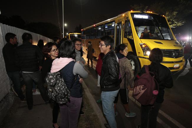 Transporte universitario registra a mil estudiantes