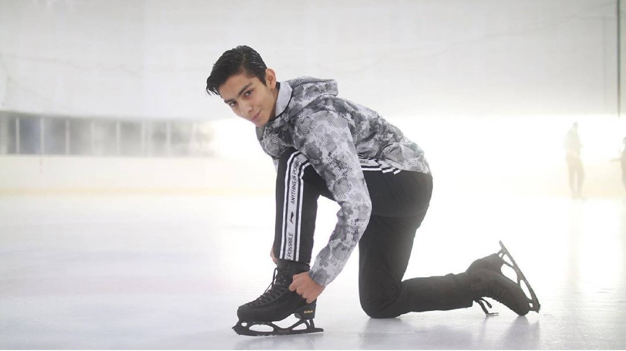 Donovan Carrillo se prepara en Quer&eacute;taro para los Juegos Ol&iacute;mpicos de Invierno Beijing 2022